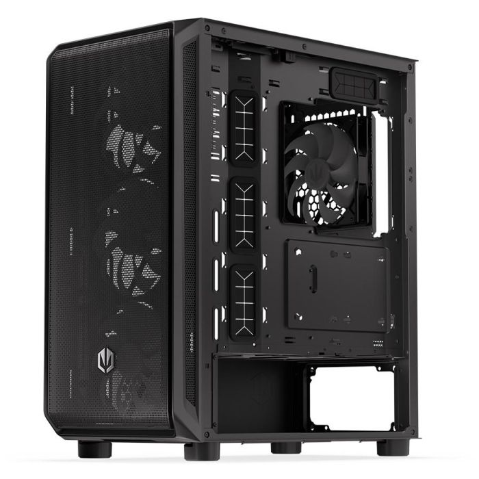 ENDORFY Arx 500 ARGB TG Black PC Gaming ATX micro ATX ITX - Caja de Ordenador con Vidrio Templado y Ventiladores ARGB 7