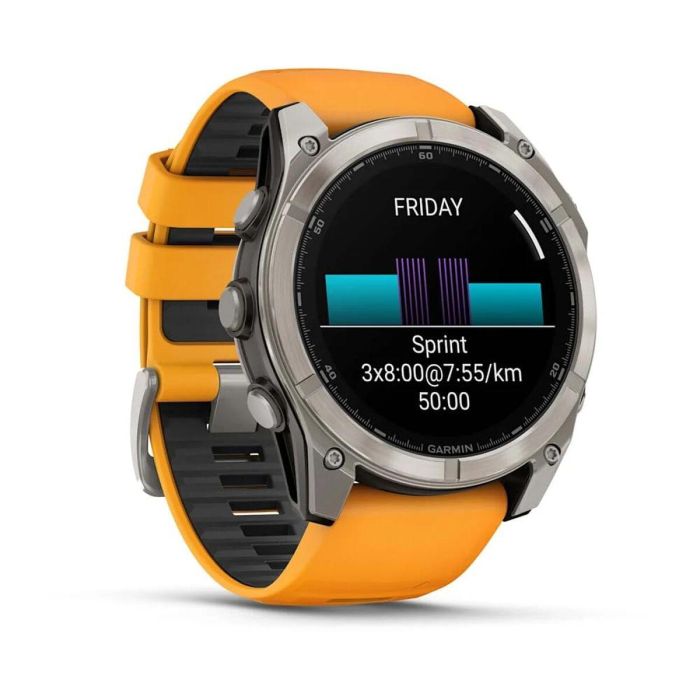 Smartwatch GARMIN Fénix 8 AMOLED Naranja 1,4" Ø 50 mm