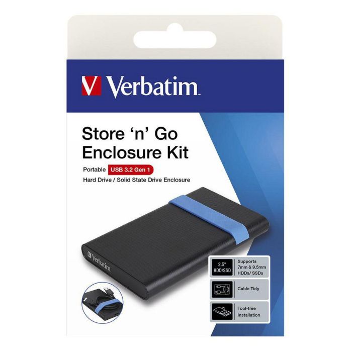 Verbatim Kit Carcasa Externa HDD/SSD 2.5" USB 3.2 Gen 1 2
