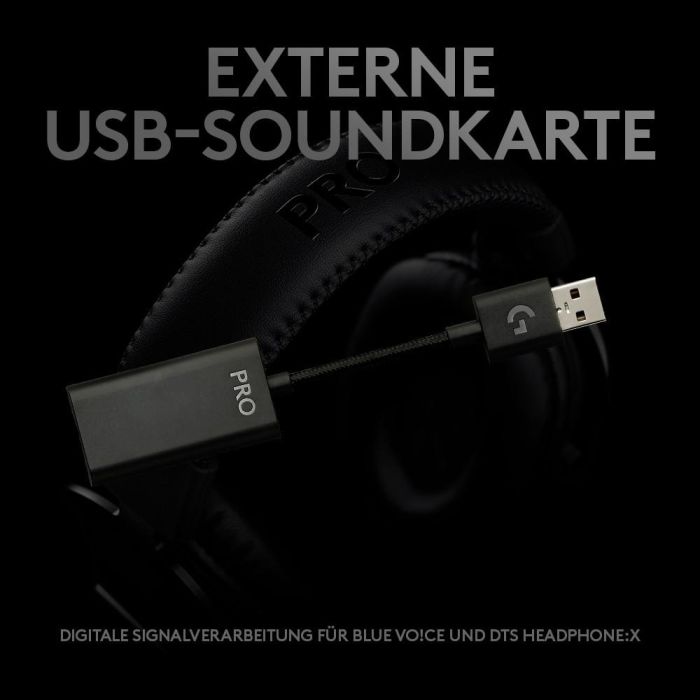 Logitech Auriculares Inalámbricos G Pro X Gaming Negro 3