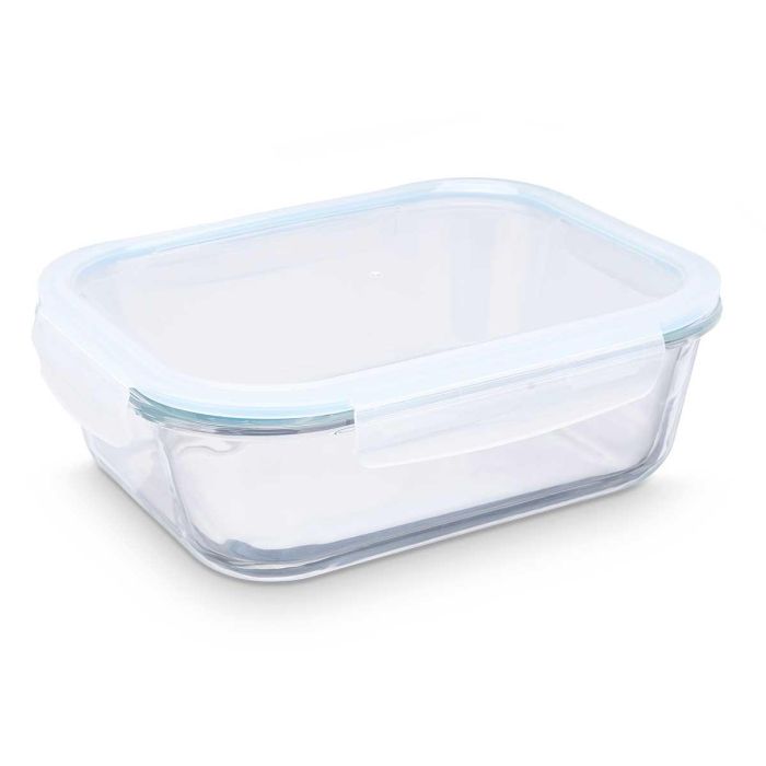 Vivalto Fiambrera Borosilicato Hermética 2260ml Vidrio 25.5x9x20.5 cm 1