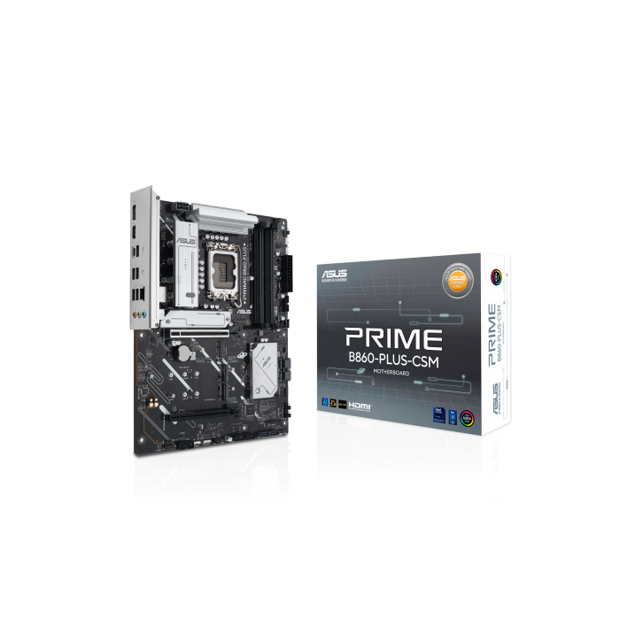 ASUS PRIME B860-PLUS-CSM Intel LGA 1851 DDR5 HDMI DisplayPort PCIe 4.0 4SATA3 USB3.2 ATX 2