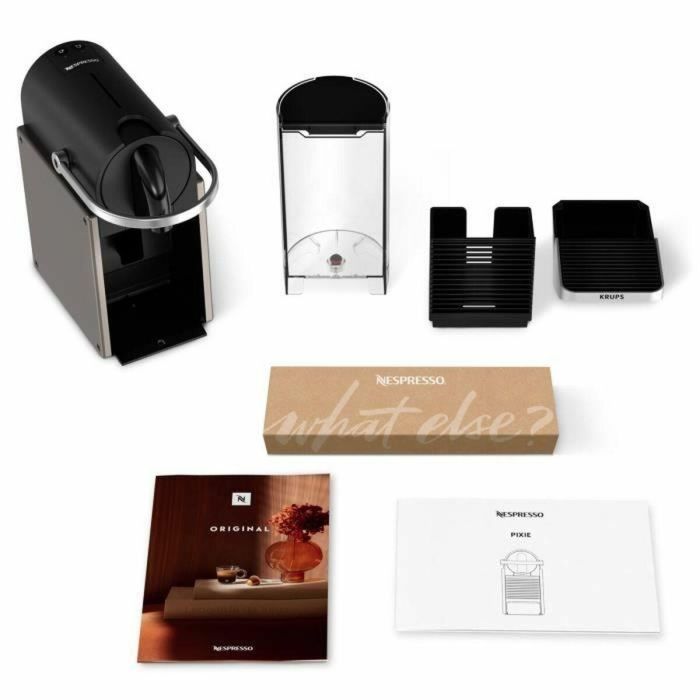 Cafetera Nespresso Krups Pixie Titanio YY5290FD 4