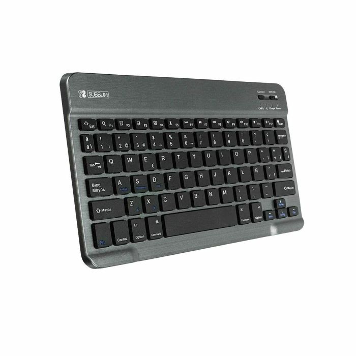 Teclado Compacto Inalámbrico por Bluetooth Subblim Smart/ Gris