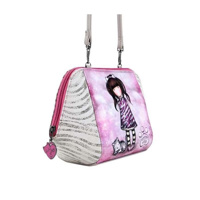 Bolso Bandolera Gorjuss Ruby wild Gris (26 x 15,5 x 9,5 cm) 4