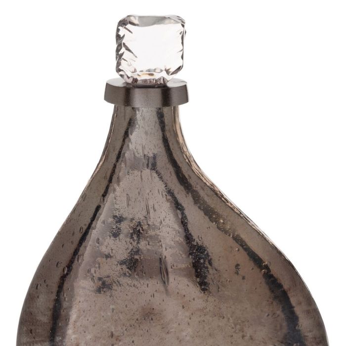 Botella Plateado Aluminio Cristal 23 x 9 x 43 cm Decorativa 4