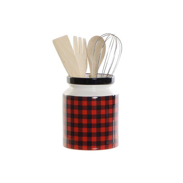 DKD Home Decor Bote Utensilios de Cocina Alpino Negro Set de 5 Dolomite Pino Inox 1L Apto Lavavajillas 11.5x26x11.5 cm 0 DKD Home Decor Bote Utensilios de Cocina Alpino Negro Set de 5 Dolomite Pino Inox 1L Apto Lavavajillas 11.5x26x11.5 cm 0