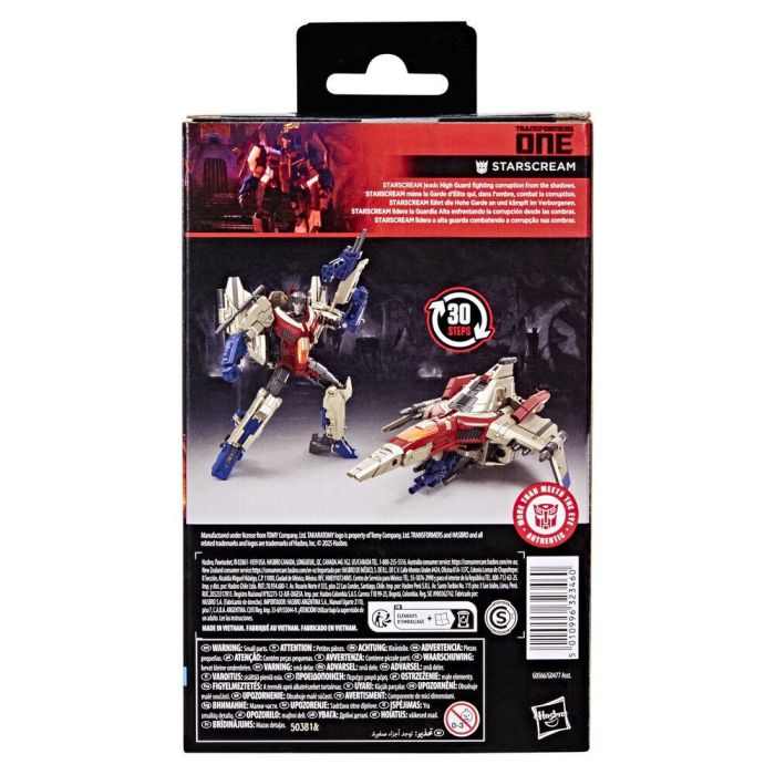 Figura Starscream Studio Series Transformers One 11,5cm 4