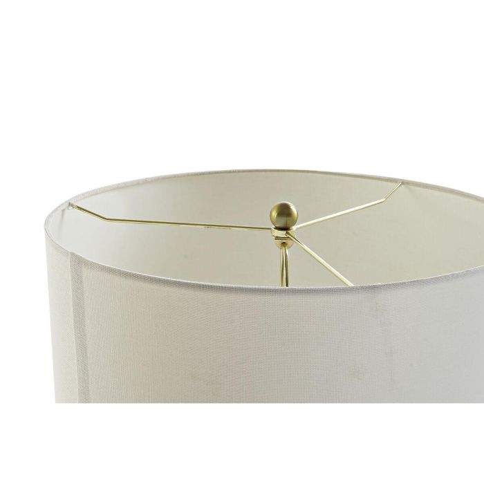 Lámpara de Pie DKD Home Decor 43,5 x 40 x 154 cm Dorado Metal Blanco 220 V 50 W 3 Lámpara de Pie DKD Home Decor 43,5 x 40 x 154 cm Dorado Metal Blanco 220 V 50 W 3