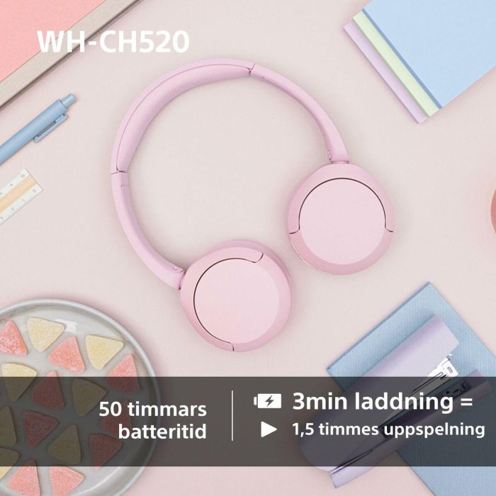 Auriculares de Diadema Sony WHCH520P * Rosa 14 Auriculares de Diadema Sony WHCH520P * Rosa 14