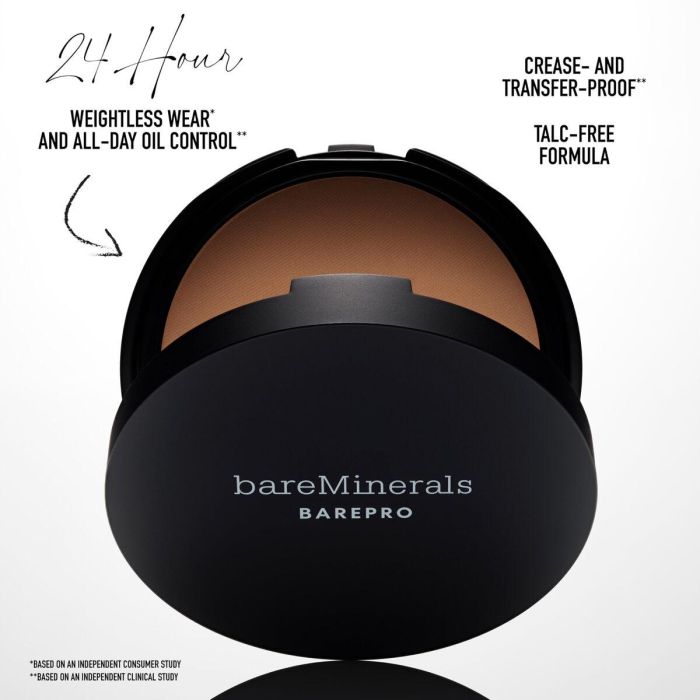 Bare Minerals BAREPRO 24HR Base de Maquillaje en Polvo #20-Light Warm - Cobertura Total, Acabado Mate, 8g 1