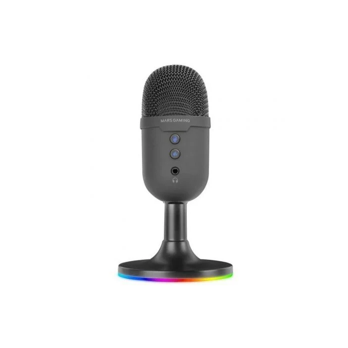 Mars Gaming MMIC-CX Micrófono USB de Estudio Alta Definición 196kHz/24 bits Cancelación Ruido Streaming Gaming Podcasting ARGB Flow 1 Mars Gaming MMIC-CX Micrófono USB de Estudio Alta Definición 196kHz/24 bits Cancelación Ruido Streaming Gaming Podcasting ARGB Flow 1
