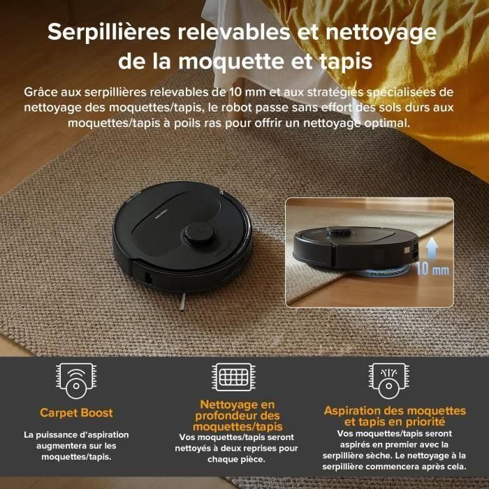 Roborock ROB6936905901019 Robot Aspirador QR 598 - 8000 Pa - Estación Multifuncional y Antienredos 5 Roborock ROB6936905901019 Robot Aspirador QR 598 - 8000 Pa - Estación Multifuncional y Antienredos 5