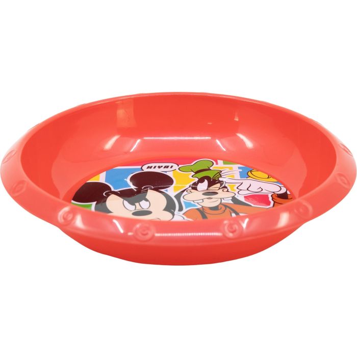 Licensing Cuenco Infantil Mickey Mouse CZ11376 de Plástico Alimentario Reciclable, Libre de BPA, 16.7cm 3