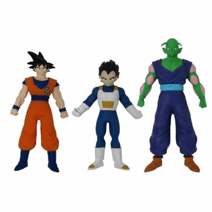 Figura elástica DRAGON BALL - Pack de 3 - MONSTER FLEX