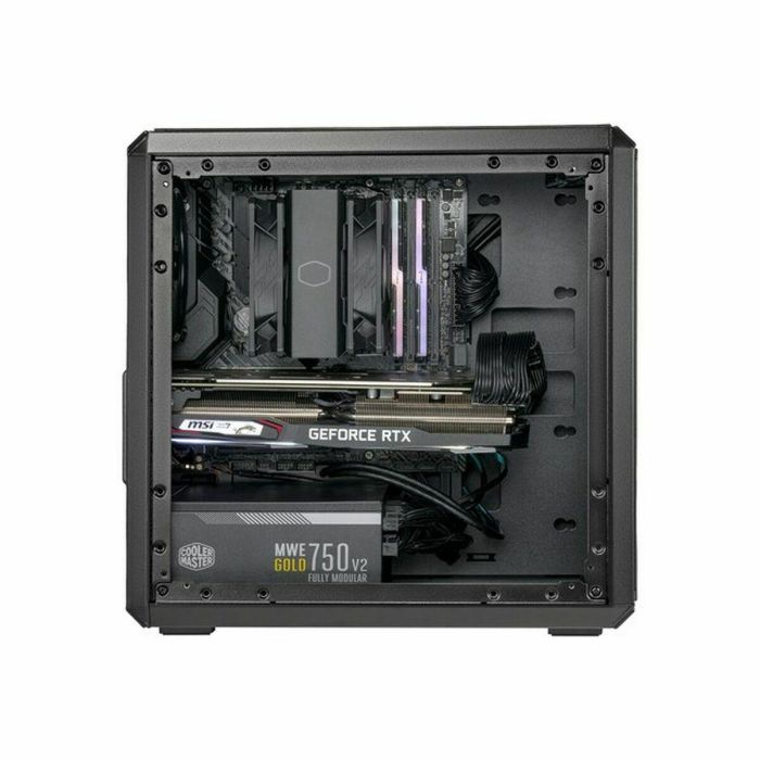CoolerMaster MasterBox Q300L V2 (Black) Mini Torre PC - Micro ATX, Mini-ITX - Plástico, Acero, Vidrio Templado 25