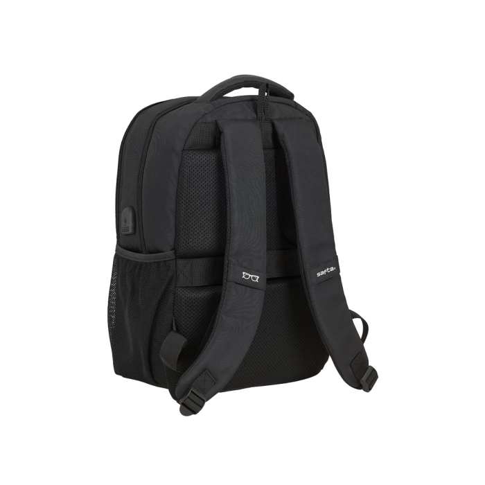Safta Mochila para portátil 14,1" Business Negra Material Nylon/PVC Leather 1