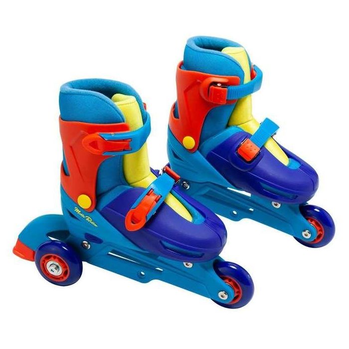Patines 2 en 1 ajustables azul (talla 31/34) Patines 2 en 1 ajustables azul (talla 31/34)