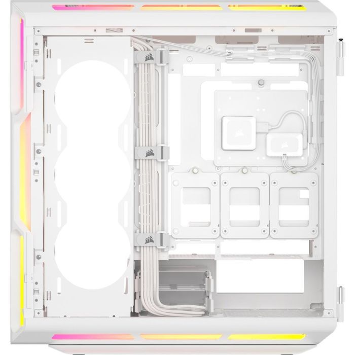 Corsair 5000T LX RGB Caja Media Torre Blanco CC-9011299-WW, Vidrio Templado, Compatible con Mini-ITX, Micro-ATX, ATX, E-ATX 4