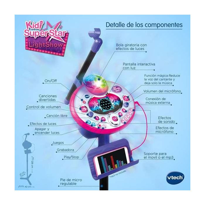 Kidi Superstar Lightshow 80-165822 V-Tech 6 Kidi Superstar Lightshow 80-165822 V-Tech 6