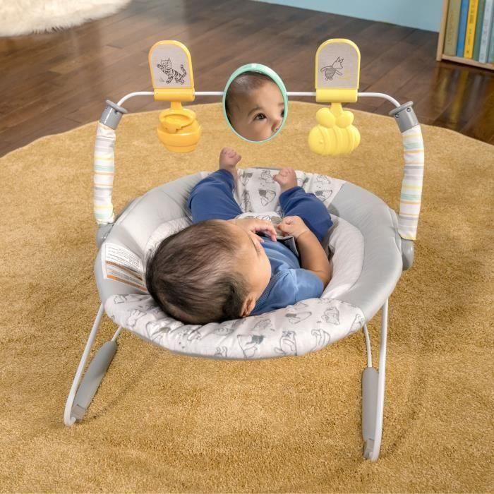 Hamaca para bebé - DISNEY BABY - WINNIE THE POOH - Arco con juguetes educativos extraíbles - Regulable de 0 a 6 meses 2 Hamaca para bebé - DISNEY BABY - WINNIE THE POOH - Arco con juguetes educativos extraíbles - Regulable de 0 a 6 meses 2
