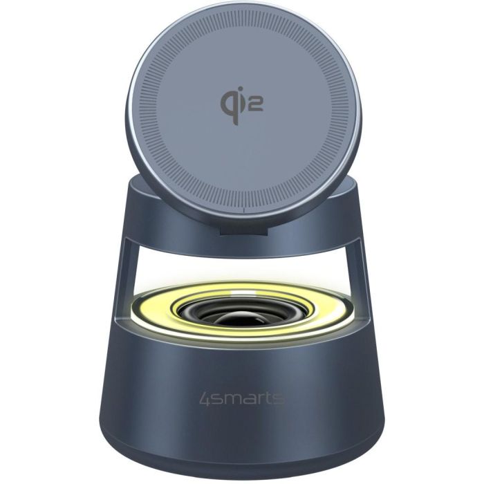 4smarts Aura Sound Qi2 Estación de Carga Inalámbrica spacegrau