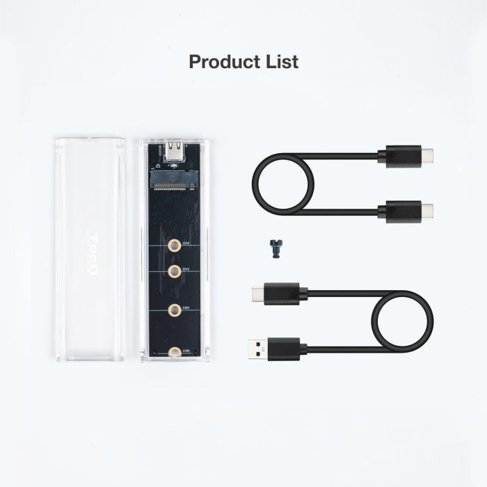 TooQ TQE-2200 caja para disco duro externo Caja externa para unidad de estado sólido (SSD) 1 TooQ TQE-2200 caja para disco duro externo Caja externa para unidad de estado sólido (SSD) 1