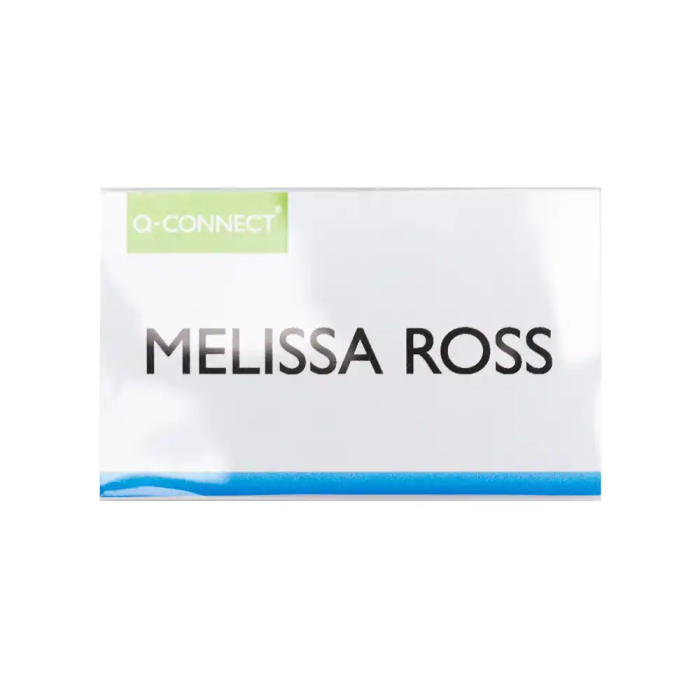 Q-connect kf14138 Identificador con Clip Magnético, Apertura Superior, 54x90 mm 1