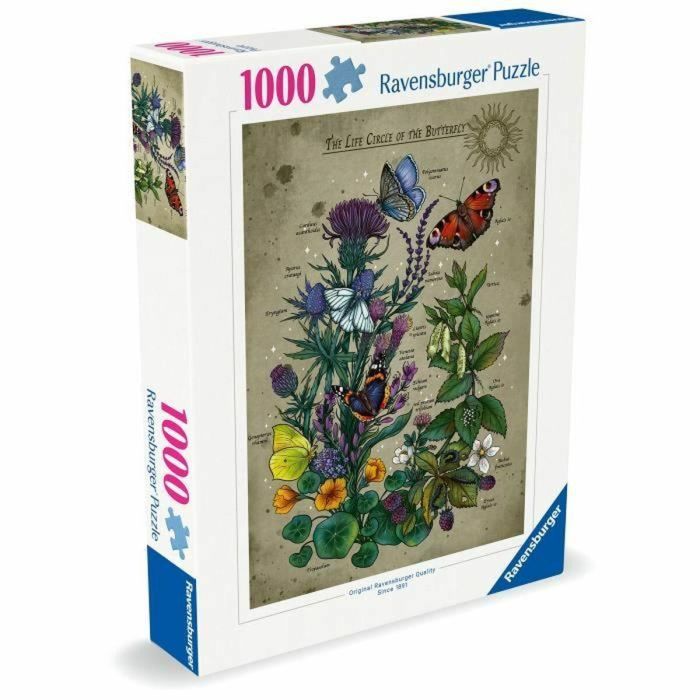 Puzzle Ravensburger The Life Circle of the Butterfly 1000 Piezas 9 Puzzle Ravensburger The Life Circle of the Butterfly 1000 Piezas 9