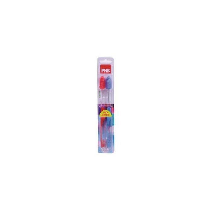 Phb Cepillo Dental Plus Suave Adulto Duplo