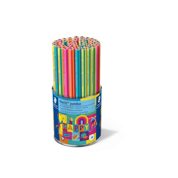 Staedtler 119 KP48HA Lápiz de grafito HB triangular, paquete de 48 piezas