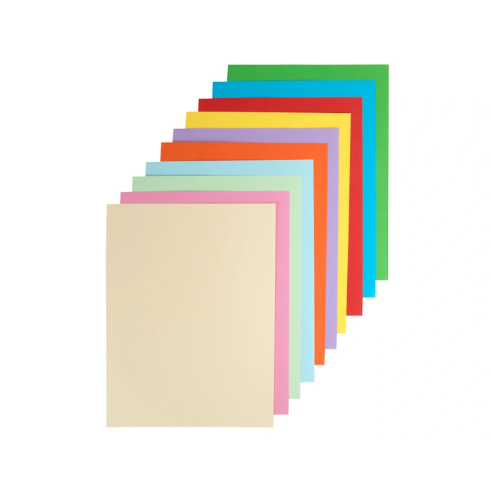 Liderpapel Bloc Trabajos Manuales Cartulina 240x315mm 10 Hojas Colores Surtidos Gramaje 180 g/m² 4
