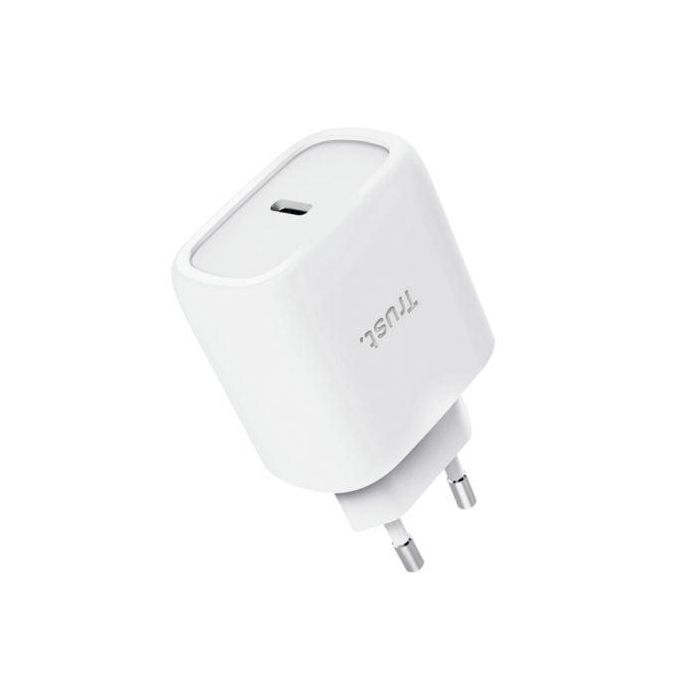 Cargador de Pared GaN Trust Maxo 45W/ 1xUSB Tipo-C/ Incluye Cable USB Tipo-C/ 45W 2