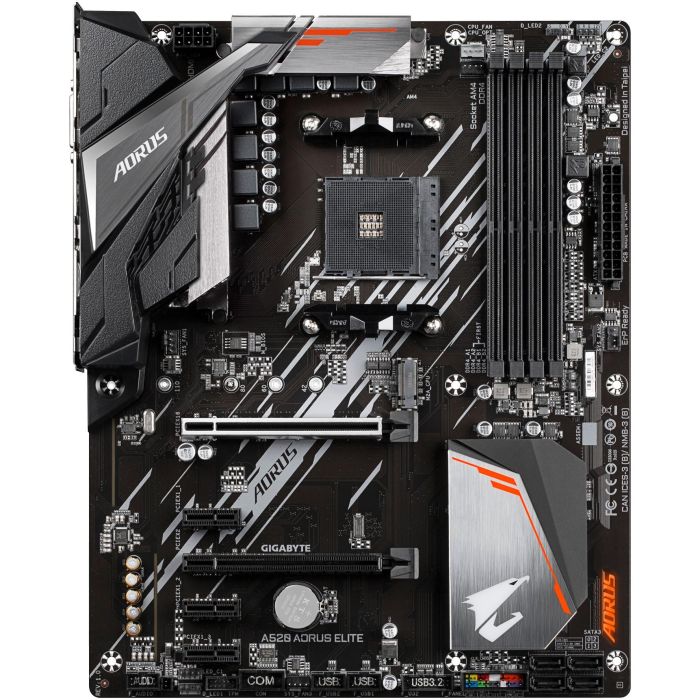 Gigabyte A520 AORUS ELITE A520.AM4.ATX.DDR4 Placa Base AMD A520 Zócalo AM4 ATX DDR4 hasta 4733MHz 2 Gigabyte A520 AORUS ELITE A520.AM4.ATX.DDR4 Placa Base AMD A520 Zócalo AM4 ATX DDR4 hasta 4733MHz 2
