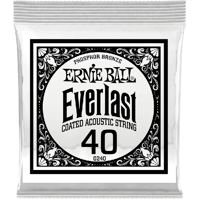 Ernie Ball Cuerda Acústica Everlast Coated Phosphor Bronze .040