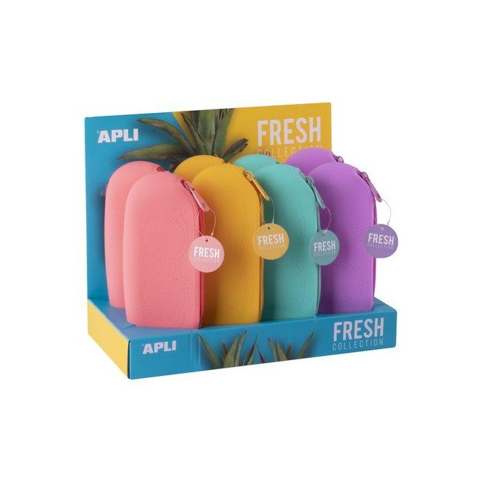 Portagafas Apli Fresh Silicona Ovalado Expositor De 8