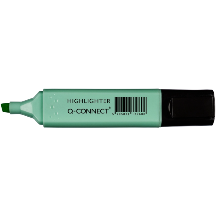 Q-connect Rotulador fluorescente pastel azul punta biselada 1-5 mm 1