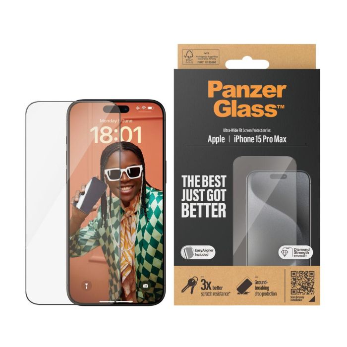 Protector de Pantalla para Móvil Panzer Glass 2812 Apple Protector de Pantalla para Móvil Panzer Glass 2812 Apple