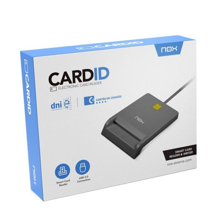 Lector de DNI y Tarjetas Nox Card ID/ Negro 1 Lector de DNI y Tarjetas Nox Card ID/ Negro 1