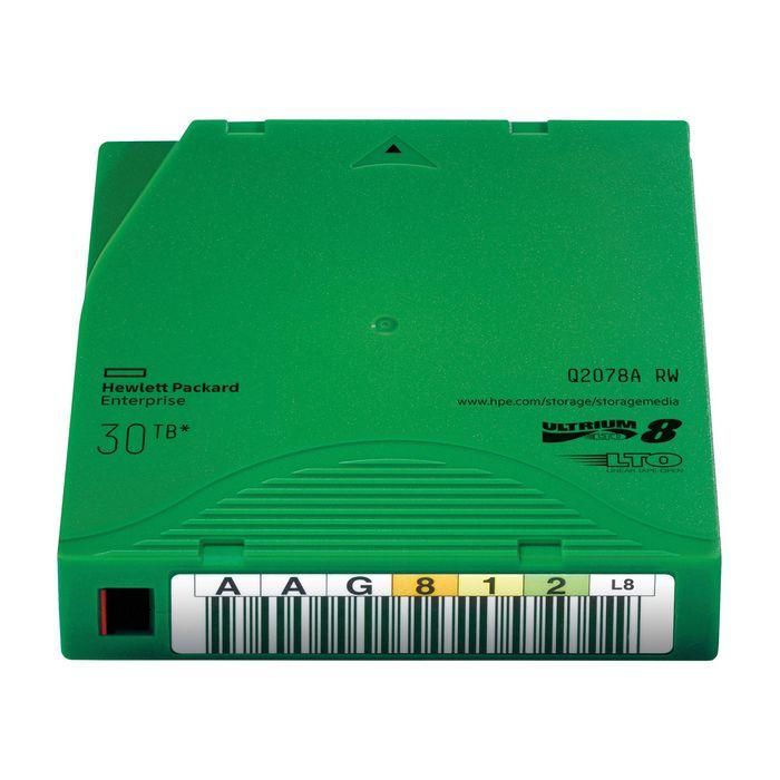 Hewlett Packard Enterprise Cartucho de Datos LTO-8 Ultrium 30TB RW 1