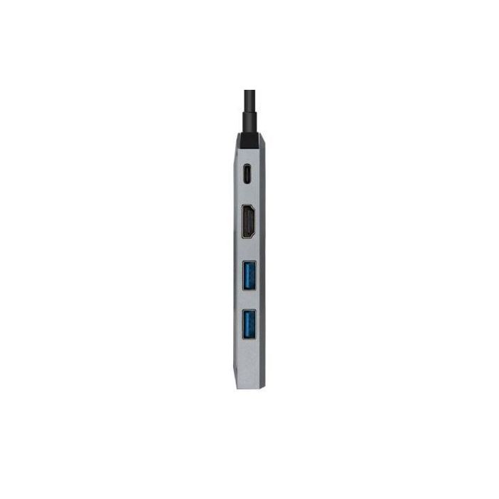 Aisens Dock Station USB-C 5 en 1 con HDMI, RJ45, 2 USB, PD 100W - Gris 2 Aisens Dock Station USB-C 5 en 1 con HDMI, RJ45, 2 USB, PD 100W - Gris 2
