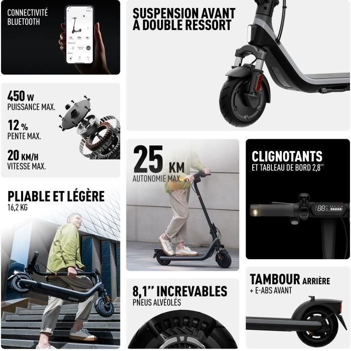 Segway SEG8721008535944 Patinete Eléctrico E2 E II 450W 8.1 1
