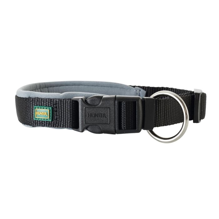 Hunter Collar Neopren Vario Plus Cuello 30-35 cm Negro con Acolchado de Neopreno 1