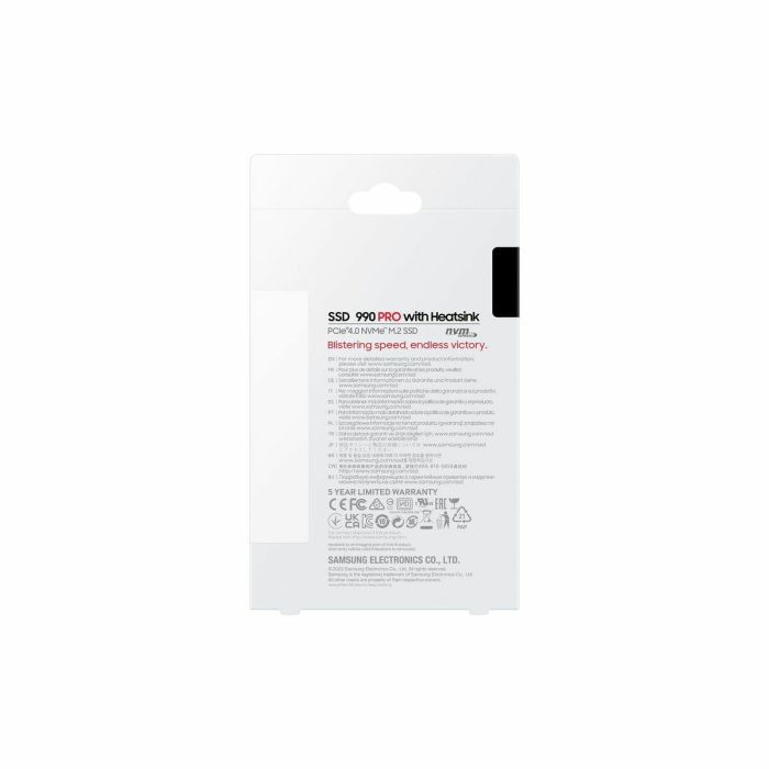 Samsung 990 PRO M.2 2TB NVMe PCIe 4.0 x4 con disipador de calor para PC y Consola 3 Samsung 990 PRO M.2 2TB NVMe PCIe 4.0 x4 con disipador de calor para PC y Consola 3