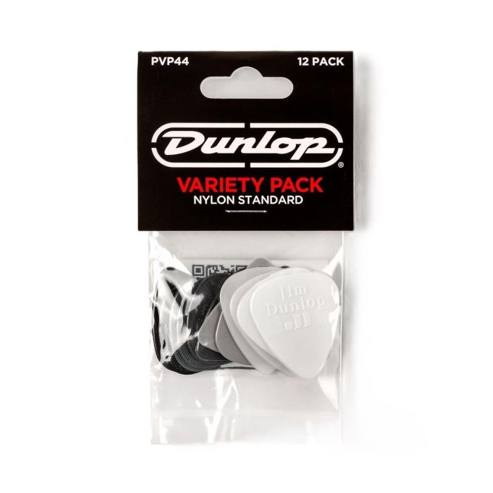 Dunlop Pack Variety de Púas de Nylon Standard Surtidas - Calibres .38mm a 1.0mm (12 Unidades)