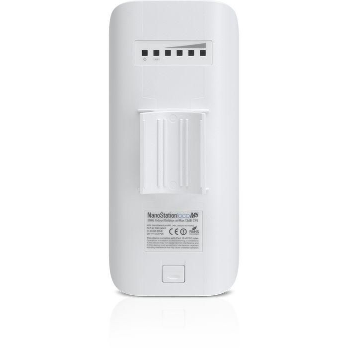 Ubiquiti NanoStationM CPE 2.4 GHz, 10/100 Ethernet RJ-45, 32 MB SDRAM, 8 MB Flash, 5+ km, PoE 2