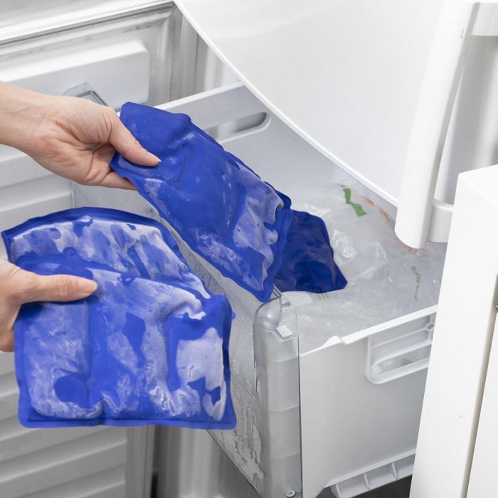 Innovagoods Gorro de Gel para Migrañas y Relajación, Gris, Talla Única con 4 Bolsas de Gel Extraíbles para Calentar o Enfriar