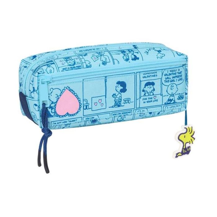 Bolso Escolar Portatodo Safta Triple Con Goma Elastica 22 cm Snoopy Love 85x220x60 mm 1 Bolso Escolar Portatodo Safta Triple Con Goma Elastica 22 cm Snoopy Love 85x220x60 mm 1