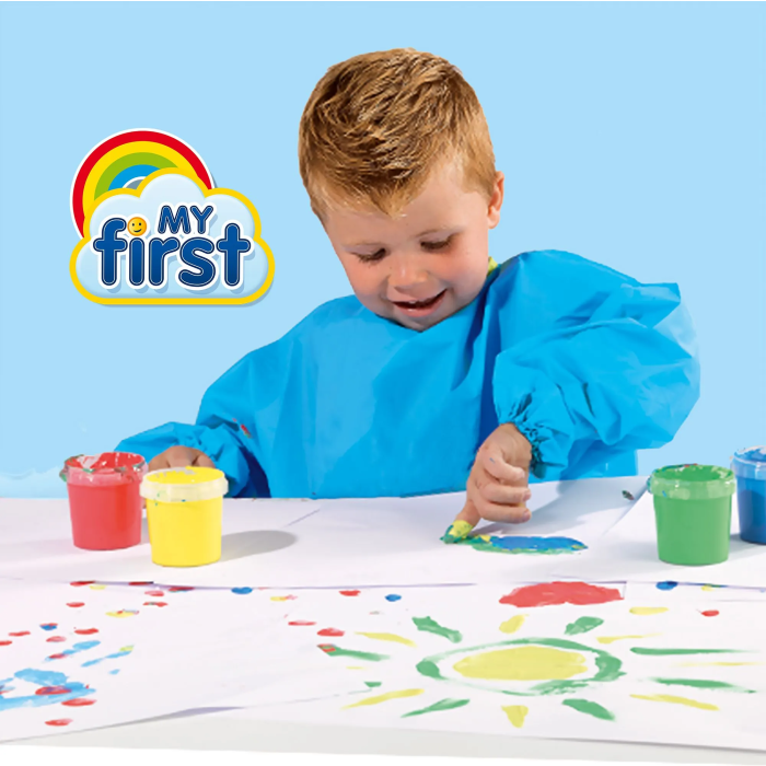 Ses Creative SES8710341144494 Mi primer kit para pintar con los dedos con delantal 4