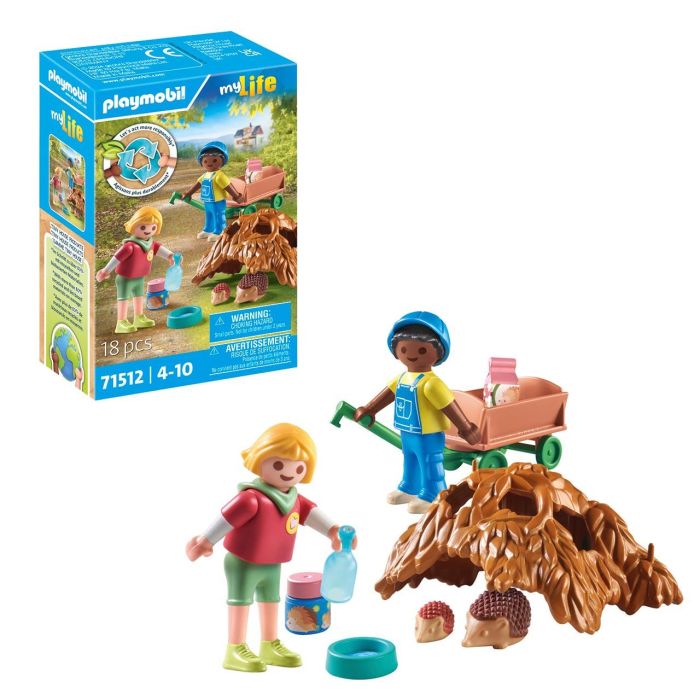 Playmobil Cuidados De La Familia De Erizos 71512 para Niños +4 Años 3